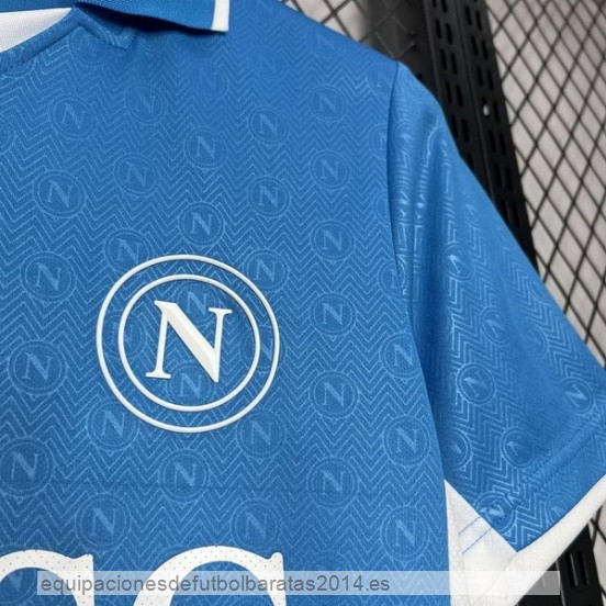Nuevo 1ª Tailandia Camiseta Napoli 24/25 Azul Baratas